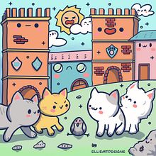 My project for course: Designing Kawaii Worlds: Spread Joy Through Illustration. Character Design, Digital Illustration, and Manga project by elliemtdesigns - 12.01.2022
