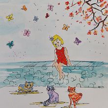Mein Abschlussprojekt für den Kurs: Ausdrucksstarkes Character Design mit Aquarell und Tinte. Un progetto di Illustrazione tradizionale, Character design, Pittura, Bozzetti, Disegno, Pittura ad acquerello, Stor, telling, Disegno artistico, Illustrazione infantile e Narrativa di Klara Monika Baumeler - 02.12.2022