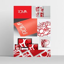 Roma Branding Poster Design. Un progetto di Design, Br, ing, Br, identit e Graphic design di Davar Azarbeygui - 02.12.2022