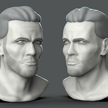 Mi proyecto del curso: Retrato 3D realista con ZBrush y KeyShot. 3D, 3D Modeling, and 3D Character Design project by Joaquín Eduardo Ocampo García - 12.02.2022