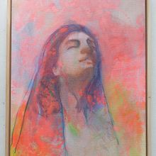 Spray paint with stencil. Fusing spray paint acrylic/oil . % Robyn Bradshaw tarafından hazırlanan Sanat ve El Sanatları projesi - 12.03.2022