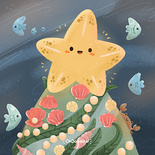 Starfish. Un projet de Illustration traditionnelle de Sue-Jane Yeo - 03.12.2022