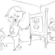 Characters,  I like that my sketches telling a story . Un progetto di Illustrazione tradizionale di Franz Baumgartner - 03.12.2022
