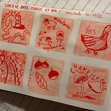Mon projet du cours : Journal intime illustré : pratiquez au quotidien la pleine conscience. Fine Arts, Sketching, Creativit, Drawing, and Sketchbook project by Aniès frao - 12.03.2022