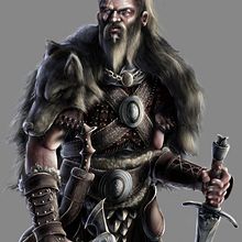 D&D Barbarian Bezerker Concept. Traditional illustration, Character Design, Digital Illustration, Concept Art, Digital Drawing, and Digital Painting project by mysakj16 - 12.04.2022
