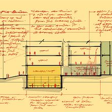Reina Sofia Museum Section . % AMIN ZAKARIA tarafından hazırlanan Mimarlık, Geleneksel illüstras, on, Ve Tasarım projesi - 12.04.2022