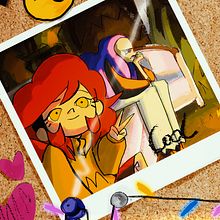 Nebula's apartment - second year animation project. Animation, and Character Design project by Natalia - 06.28.2020