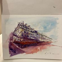 My project for course: Architectural Sketching with Watercolor and Ink. Un progetto di Bozzetti, Disegno, Pittura ad acquerello, Illustrazione architettonica, Sketchbook e Illustrazione con inchiostro di r122436 - 26.11.2022