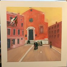 My project for course: Gouache Painting of Urban Landscapes. Un progetto di Illustrazione tradizionale, Pittura e Pittura gouache di wsinggen - 04.12.2022