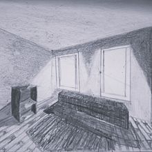 Boceto perspectiva con sombra. Traditional illustration, Pencil Drawing, and Drawing project by Pau Franco Sanz - 12.05.2022