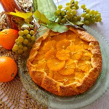 Galette z pomarańczami i kremem migdałowym. Projekt z dziedziny Craft użytkownika Zofia Grzegorzek - 05.12.2022