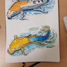 Mein Abschlussprojekt für den Kurs: Schöpfung von Farbpaletten mit Aquarell. Un progetto di Illustrazione tradizionale, Belle arti, Pittura, Pittura ad acquerello e Teoria del colore di Jens Landefeld - 05.12.2022
