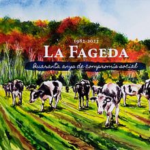 La Fageda. Quaranta anys de compromís social. Un proyecto de Ilustración tradicional, Pintura, Pintura a la acuarela e Ilustración editorial de Montse Sanchiz Bosch - 07.10.2022