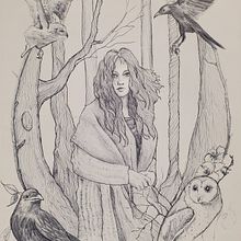 My project for course: Artistic Drawing with Ink. Traditional illustration, Drawing, Artistic Drawing & Ink Illustration project by Harper Court - 12.05.2022