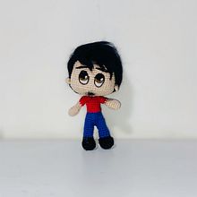 Mi proyecto del curso: Amigurumis: personas tejidas a crochet (Yo mismo). Arts, Crafts, To, Design, Fiber Arts, Crochet, Amigurumi, and Textile Design project by Angel Morales - 12.06.2022
