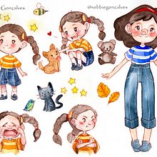 Meu projeto do curso: Portfólio online para ilustradores de livros infantis. Traditional illustration, Editorial Design, Stor, board, Portfolio Development, Children's Illustration, Narrative, Management, Productivit, and Picturebook project by Robbie Gonçalves - 12.06.2022