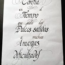 Proyecto final Curso Itálica. Un projet de Calligraphie de jdiazchicano - 06.12.2022