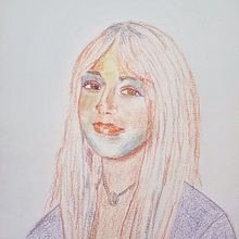 Mi proyecto del curso: Dibujo de retratos llamativos con lápices de colores. Un proyecto de Dibujo, Sketchbook, Dibujo con lápices de colores y Dibujo a lápiz de Victoria Beresi - 06.12.2022