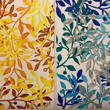 Mon projet du cours : Techniques d’aquarelle en négatif pour illustration botanique . Ilustrație tradițională, Pictură în acuarelă & Ilustrație botanică de Mary - 12.06.2022