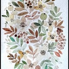 Mein Abschlussprojekt für den Kurs: Blumenkompositionen mit Aquarell: Verbinde dich mit der Natur. Traditional illustration, Painting, Watercolor Painting, and Botanical Illustration project by ydrinka - 12.06.2022