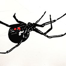 black widow. Painting project by Ale bontempo - 12.06.2022