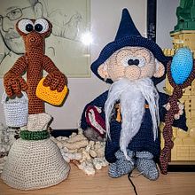 crochet : wizard and mop. Crochet project by Ale bontempo - 12.06.2022