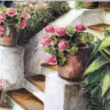 Mi proyecto del curso: Pintura realista al óleo: el color en la vegetación. Fine Arts, Painting, Oil Painting, and Naturalistic Illustration project by Ernesto Marín Andrade - 12.07.2022