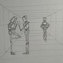 My project for course: Basic Principles of Drawing People from Imagination. Traditional illustration, Fine Arts, Sketching, Pencil Drawing, Drawing, Artistic Drawing, and Figure Drawing project by Adil B. - 12.07.2022