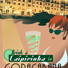 Meu projeto do curso: Ilustração digital estilo art déco Ein Projekt aus dem Bereich Traditionelle Illustration, Bildende Künste, Plakatdesign und Digitale Illustration von Ingrid Guimarães Leitão - 24.12.2022