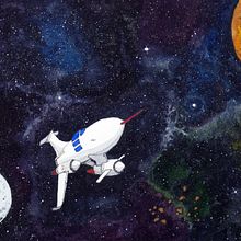 COSMOS : Techniques modernes d’aquarelle. Un progetto di Illustrazione tradizionale, Belle arti, Pittura e Pittura ad acquerello di Cedric K - 07.12.2022