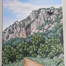 Meu projeto do curso: Pintura acrílica passo a passo: crie paisagens incríveis Ein Projekt aus dem Bereich Traditionelle Illustration, Malerei, Malerei mit Acr, l und Sketchbook von Neuza Barbosa - 07.12.2022