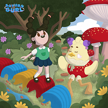 My project for course: Creating Characters for Children's Stories with Procreate. Traditional illustration, Character Design, Digital Illustration, Children's Illustration, and Digital Drawing project by Panyapas Sripraphassorn - 12.07.2022