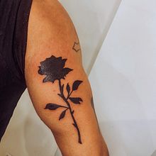 Meu projeto do curso: Tatuagem botânica com pontilhismo. Een project van Traditionele illustratie,  Tatoeageontwerp y  Botanische illustratie van Rui Martins - 07.12.2022
