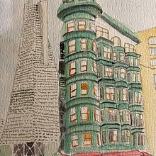 Mijn project van de cursus: Architectuur tekenen met aquarel en inkt. Een project van  Schetsen,  Tekening,  Architecturale illustratie, Sketchbook,  Illustratie met inkt y  Ontwerp van Cora Bijsterveld - 08.12.2022