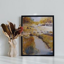 Mój projekt z kursu: Naturalne pejzaże w akwareli. Un progetto di Belle arti, Pittura e Pittura ad acquerello di Agnieszka Górka - 08.12.2022