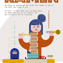 Ramen!. Un projet de Illustration traditionnelle de Anna Pedren - 08.12.2022