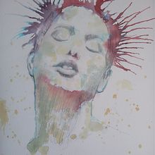 My project for course: Experimental Portraiture with Ink, Tea and Alcohol. Fine Arts, Painting, Drawing & Ink Illustration project by ronaldsands66 - 12.09.2022
