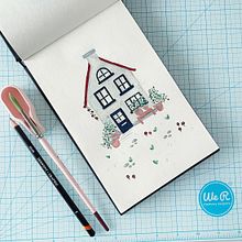 Casitas. Un proyecto de Ilustración tradicional de Marién Fernández Seoane - 09.12.2022