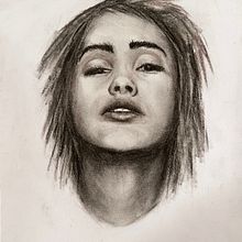 My project for course: Artistic Charcoal Portraiture: Creating Atmosphere. Traditional illustration, Fine Arts, Drawing, Portrait Drawing, Realistic Drawing, and Artistic Drawing project by Karen - 12.09.2022