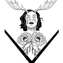 Mon projet du cours : Dessin de tatouage d’auteur avec Procreate. Een project van Traditionele illustratie, Grafisch ontwerp,  Tekening, Digitale illustratie,  Tatoeageontwerp y Digitale tekening van Margaux Gallez - 09.12.2022