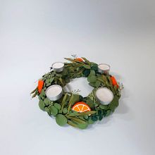 Couronne de l'Avent fruitée. Paper Craft project by aurelie_a.martin - 11.23.2022