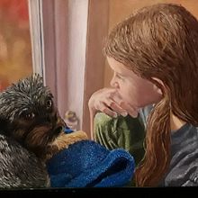 My project for course:  Realistic Oil Portraiture: Conveying Detail and Expression. Fine Arts, Painting, and Oil Painting project by deb_34 - 12.10.2022