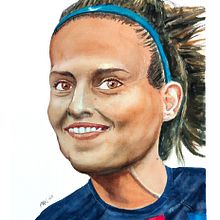 Caricatura en acuarela. Un proyecto de Ilustración tradicional, Pintura a la acuarela y Dibujo de Retrato de Albert Martínez - 04.01.2023