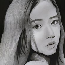 Korean girl. Design, Traditional illustration, Drawing, Pencil Drawing, Portrait Drawing, Realistic Drawing, and Artistic Drawing project by Fernando Nesa Ramírez - 12.11.2022