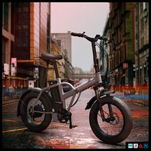 Urban Bike. 3D, Advertising, 3D Modeling, and 3D Design project by Ronny Pérez - 12.11.2022