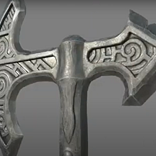 Axe LowPoly TimeLapse. 3D, 3D Modeling, and Design project by Ronny Pérez - 12.11.2022