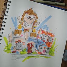 Mi proyecto del curso: Dibujo arquitectónico expresivo con marcadores de colores. Projekt z dziedziny Sketching,  R, sunek,  R, sunek architektoniczn, Sketchbook,  R i sunek atramentem użytkownika itzelvazquez - 03.01.2023