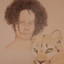 Mon projet du cours : Illustration au pastel et aux crayons de couleur. Projekt z dziedziny Trad, c, jna ilustracja,  Sztuki piękne, R, sunek ołówkiem,  R, sunek, Portret, R, sunek realist, czn,  R, sunek art, st i czn użytkownika Claire Lefebvre - 11.12.2022