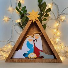 Crèche de Noël . Paper Craft, Arts, and Crafts project by aurelie_a.martin - 12.18.2021