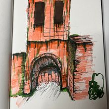 My project for course: Expressive Architectural Sketching with Colored Markers. Projekt z dziedziny Sketching,  R, sunek,  R, sunek architektoniczn, Sketchbook,  R i sunek atramentem użytkownika kyleskysmith - 11.12.2022
